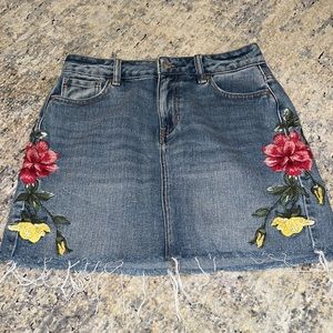 Pacsun Jean Mini Skirt